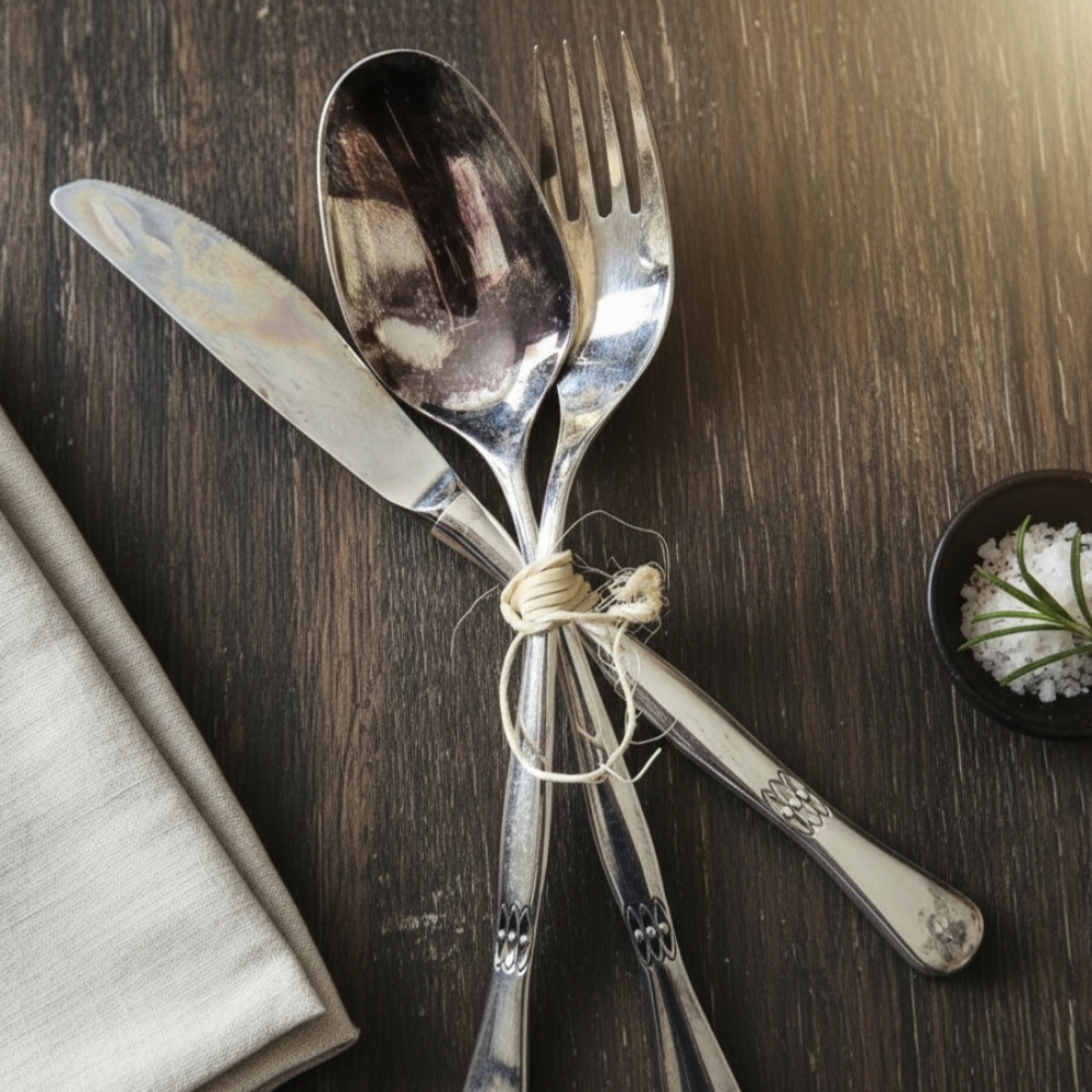 Wilkens‎ Sommernachtstraum 90 Silverplate Flatware 3pc Midsummer Nights Dream